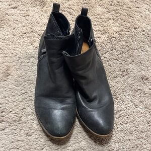 Lucky Brand Black Ankle Booties
